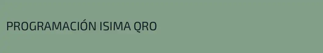 PROGRAMACIÓN ISIMA QRO